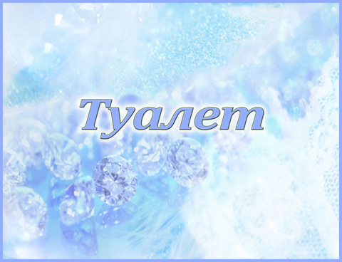 Табличка на туалет